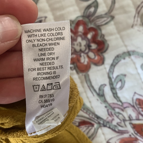 Maurices Golden Blouse with Tassel Accents - Picture 7 of 9